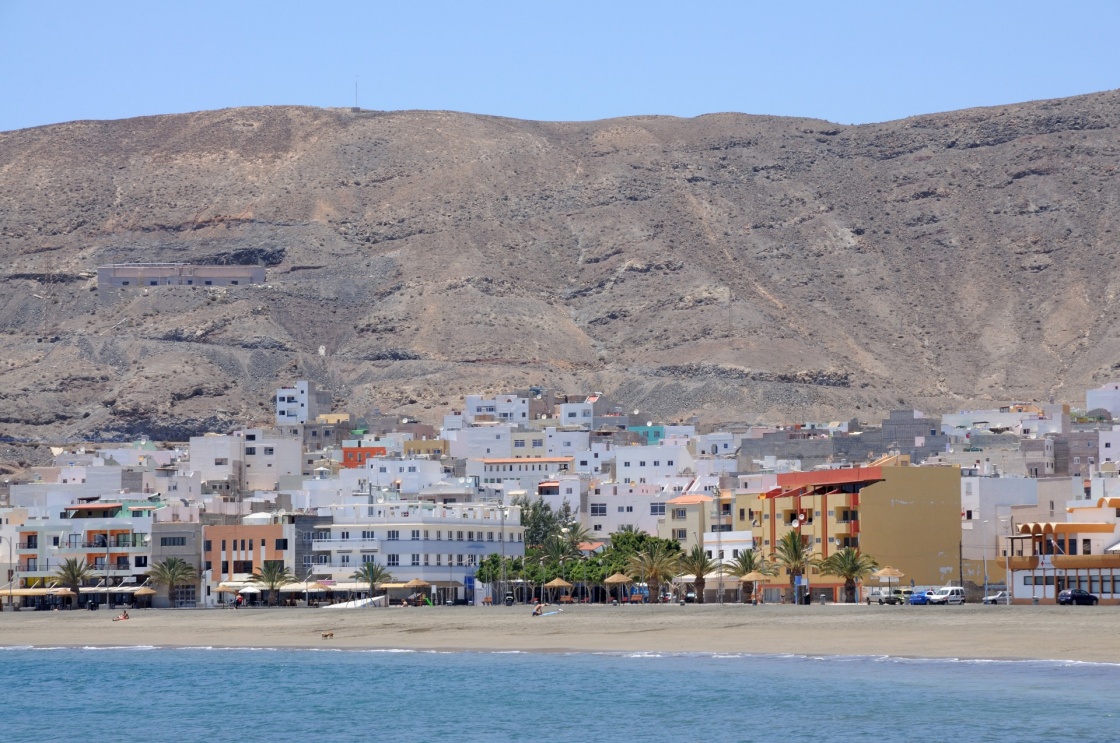 Town Gran Tarajal, Canary Island Fuerteventura, Spain